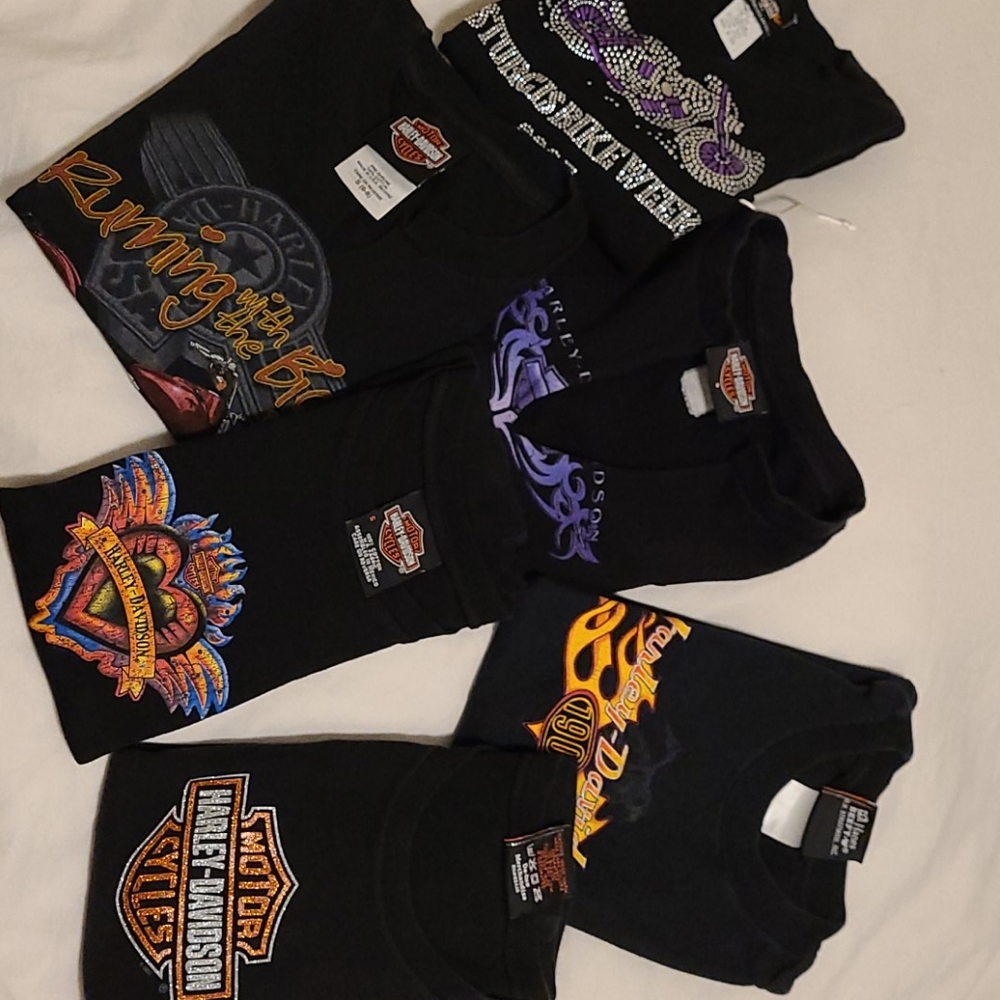 Harley Davidson Tee shirt collection( Vintage )